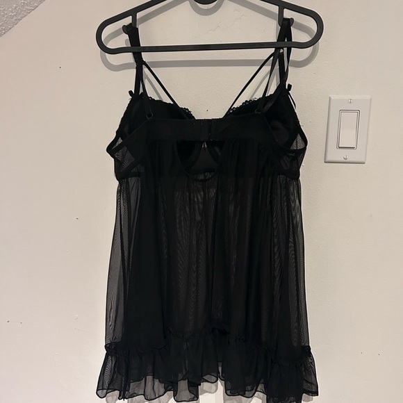 Black Sheer Lace Bra - Picture 3 of 4